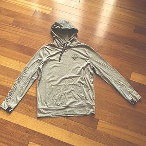 Grey Striped Hoodie American Eagle Men’s Small